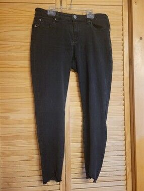 KUT FROM THE KLOTH ‎ Carlo Ankle Skinny womens jeans black size 8